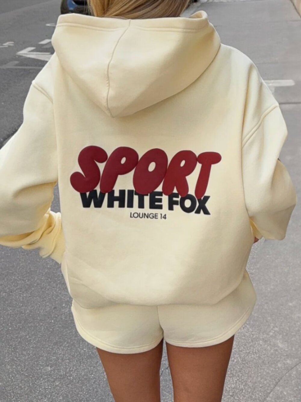 White Fox Club 14 Peyton Oversized Hoodie